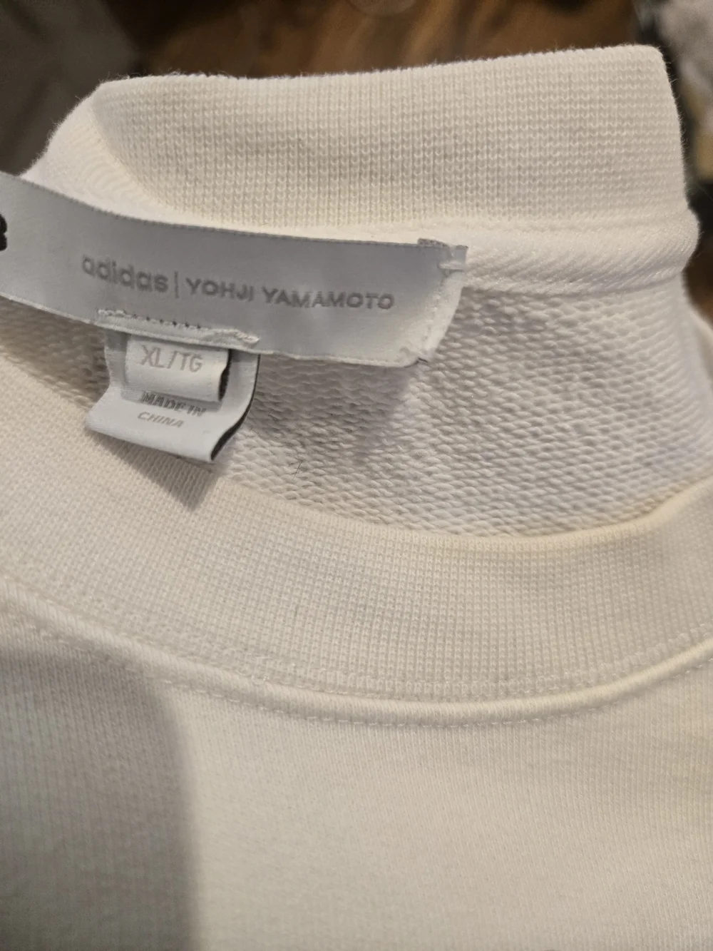 Adidas Y-3 White Graphic Sweatshirt